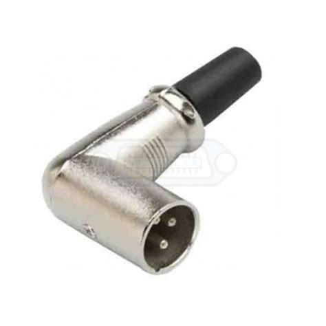 Conector Xlr Pines Macho A Reo Acodado Conectrol S A Electr Nica