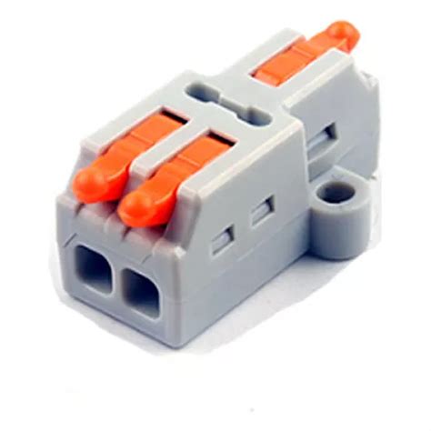 Conector Emenda Derivação 1x2 Fio Alavanca 1 À 2 5mm MercadoLivre