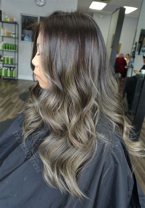 Ash Grey Ombre Balayage Balayage Hair Ash Balayage Hair Morenas