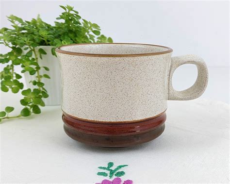 Retro Denby Potters Wheel Teacup And Saucer Sets From Etsy