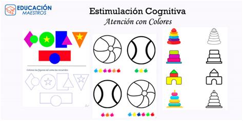 Ejercicios de Estimulación Cognitiva Atención con Colores