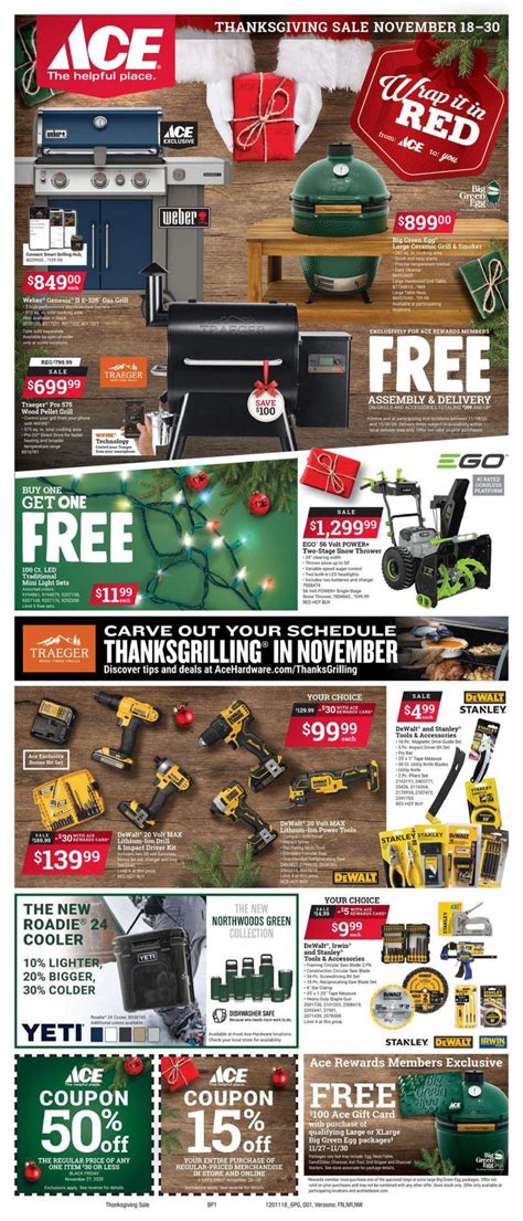 Ace Hardware Flyer Sneak Peak Thanksgiving Sale Thanksgiving Sale Ace Hardware Flyer