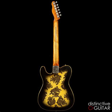 Palir Mojo Titan Namm Relic Black Paisley Aged Yellow Binding