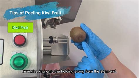 3 Tips Of Peeling Kiwi Fruit Peel A Ton XL FAP 1001 Video Manual YouTube