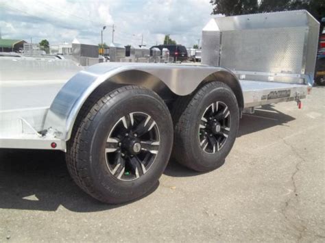 2024 Aluma 8220 H Tilt 25 Anniversary 20ft Car Hauler Trailer Aluminum