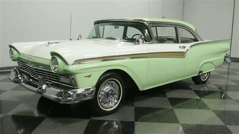 Cars 1957 Ford Fairlane Club Sedan Willow Green 292 V8 2722 Miles