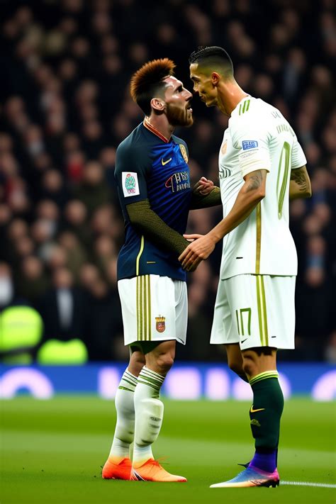 Lexica Messi Kissing Cristiano Ronaldo