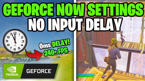 How To Reduce INPUT DELAY On GEFORCE NOW Boost FPS Fix Freezing