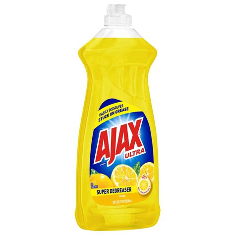 Ajax Ultra Super Degreaser Liquid Dish Soap Lemon 28 Fluid Ounce Shipt