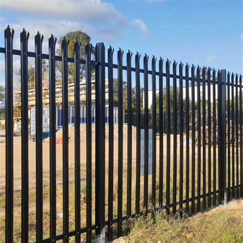 D And W Section Pales Galvanized Steel Palisade Fencing W Palisade