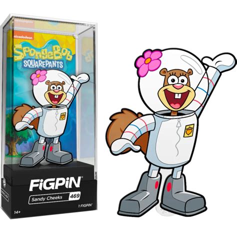 Spongebob Squarepants Sandy Cheeks Figpin Enamel Pin By Figpin Popcultcha