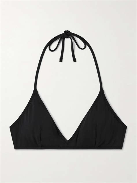 NILI LOTAN Triangle Bikini Top NET A PORTER