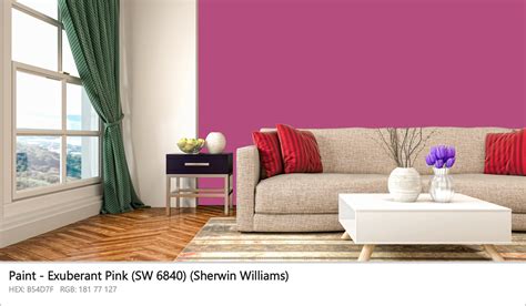 Sherwin Williams Exuberant Pink SW 6840 Paint Color Codes Similar