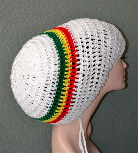 Unisex Crochet Rasta Hat. Dreadlocks Hat. Bob Marley Hat | Etsy ...