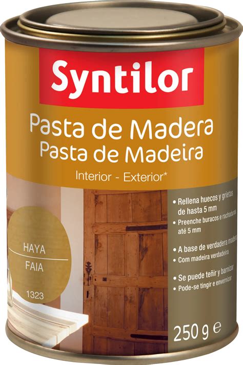 Pasta Para Madera SYNTILOR 250 Gr Haya Leroy Merlin