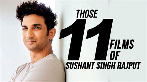 Sushant Singh Rajput Films Sushant Singh Rajput All 11 Films Youtube