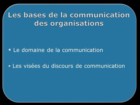 La Communication Des Organisations Marque Inconnue