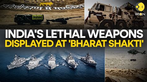 Bharat Shakti India S Military Might Displayed At Tri Service Military