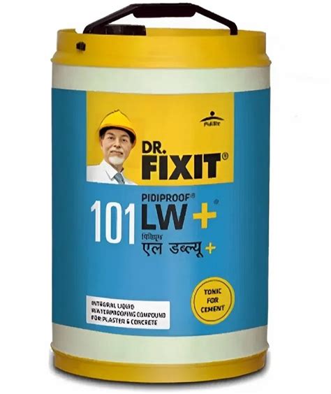 Integral Waterproofing 10L Dr Fixit 101 Pidiproof LW Plus Liquid At Rs