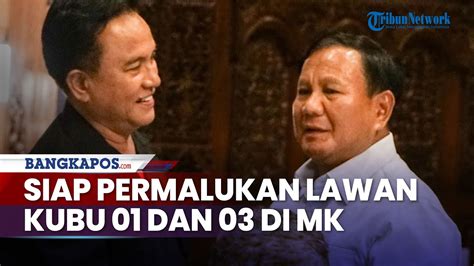 Yusril Ihza Mahendra Siap Permalukan Tim Lawan Kubu Dan Di Mk