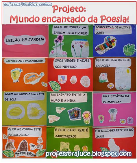 Professora Juce: Projeto Poesia para Educação Infantil