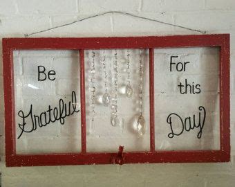 Be Grateful Window Wall Decor Sign Pane By Wehaveagreatnotion