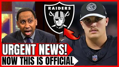 BREAKING NEWS THIS CAUGHT EVERYONE BY SURPRISE LAS VEGAS RAIDERS