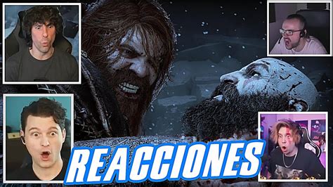 REACCIONES A KRATOS VS THOR PRIMER ENCUENTRO God Of War Ragnarok