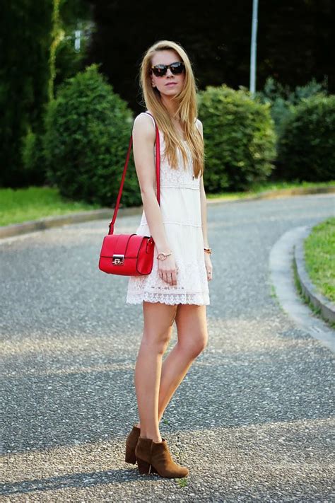 Karamode Lace Dress And Denim Jacket Street Style Summer Lace Dress