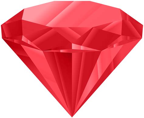 Red Diamond PNG Clip Art Image | Gallery Yopriceville - High-Quality ...