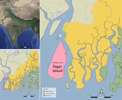 Study area—Sagar Island (West Bengal, India). | Download Scientific Diagram