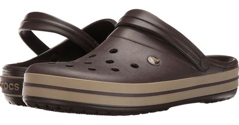 Crocs™ Crocband Clog In Brown Lyst