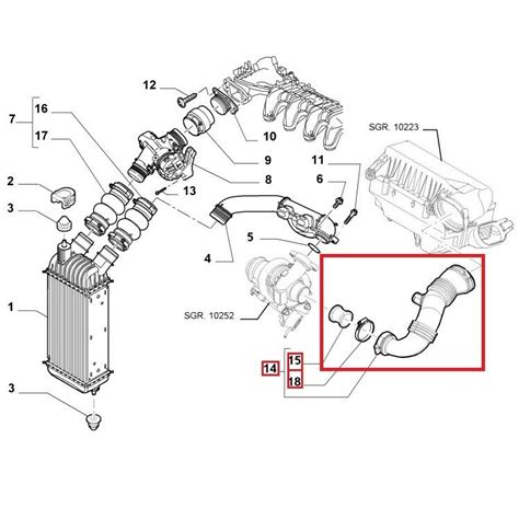 Douille Aspiration Fiat Scudo Peugeot Citroen C Pour