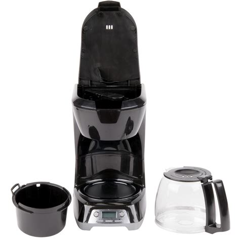 Proctor Silex Black Programmable Cup Coffee Maker With Auto