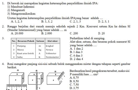 Soal Ipa Kelas 7 Homecare24