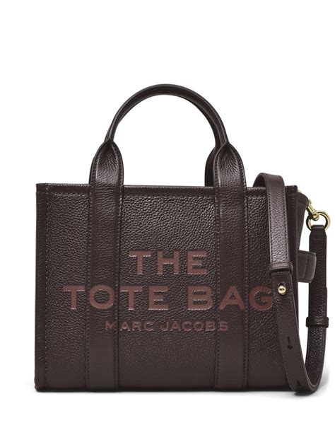 Marc Jacobs The Small Leather Tote Bag In Brown Modesens