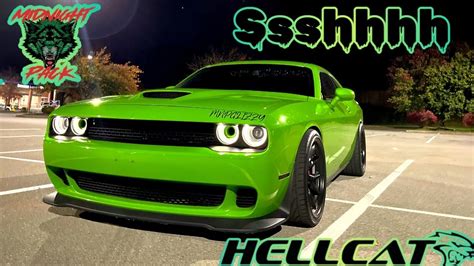 Intense Nightime Cut Up In My 900hp Hellcat No Talking Asmr👹😈🤫 Intense Pov Youtube