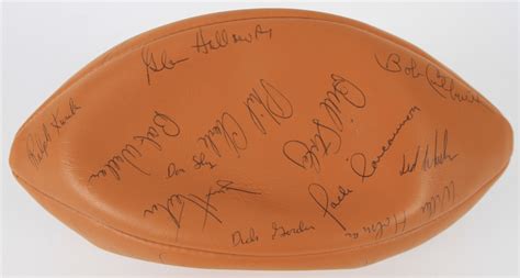 Lot Detail 1970 Chicago Bears Team Signed Wilson Football W 43