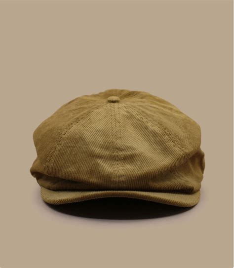 Bruine Newsboy Flat Caps Brood Newsboy Cap Corduroy Antelope Brixton