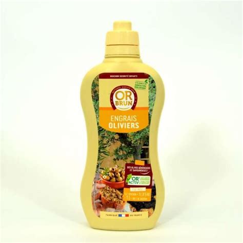 Engrais Liquide Oliviers Or Brun Fertilisant Organique 1 Litre UAB