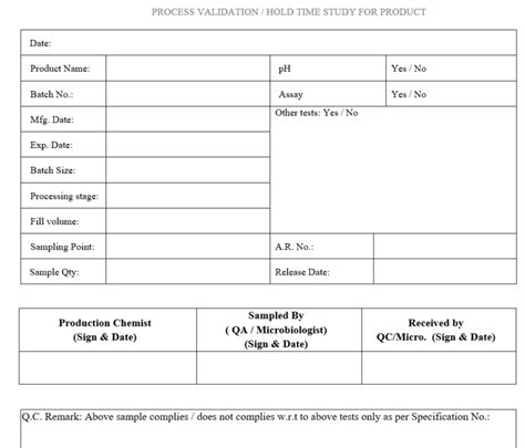 preparation for sampling Intimation slip - Pharma Dekho