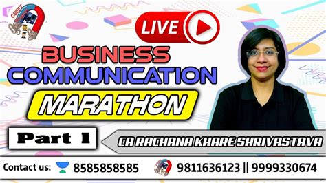 Cseet Business Communication Marathon Lec Ca Rachana Khare