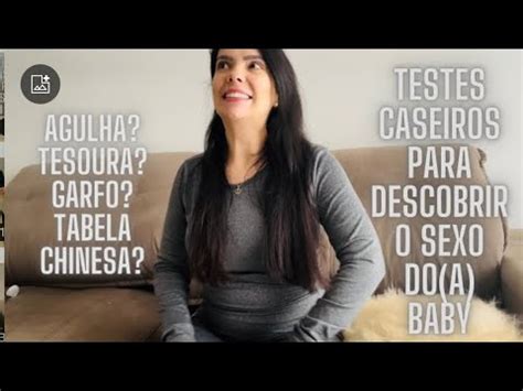 Testes Caseiros Para Descobrir Se O Beb Menino Ou Menina Youtube