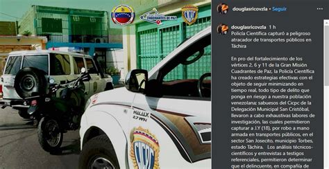 CICPC detuvo a un hombre que robaba en transporte público en Táchira