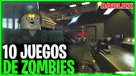 LOS 10 MEJORES JUEGOS DE ZOMBIES EN ROBLOX QUE TE RECOMIENDO PROBAR