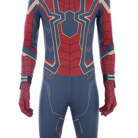 Avengers Infinity War Spider Man Cosplay Costume Deluxe Version