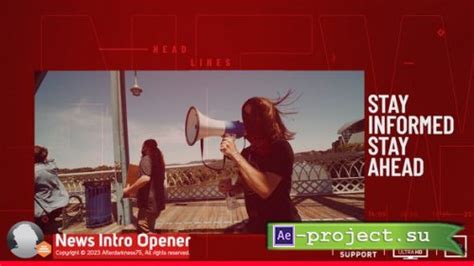 Videohive News Intro Opener Project For After Effects