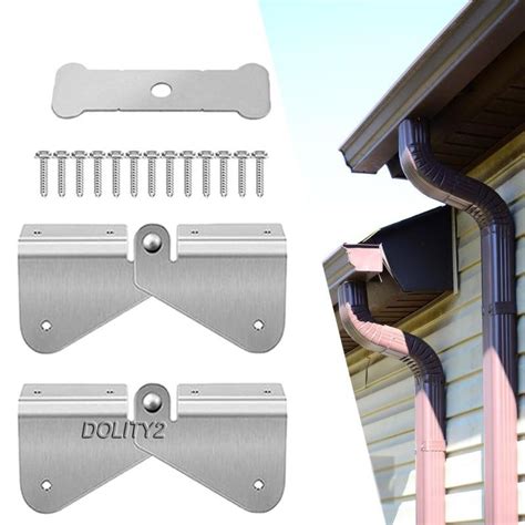 Dolity2 2x Gutter Extension Hinge Easy Diy Installation Gutter