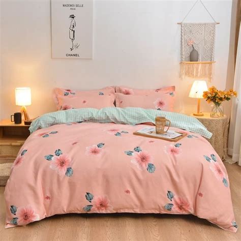 Pi Ces Sets De Housse De Couette X Cm Drap De Lit Taies D