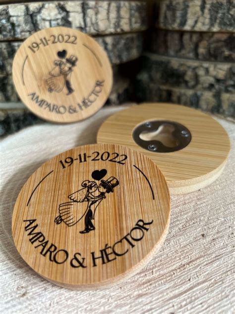 Posavasos Abridor De Madera Uvimark Productos Y Regalos Personalizados